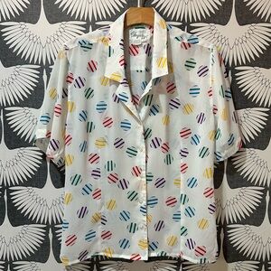 Women’s vintage sheer top